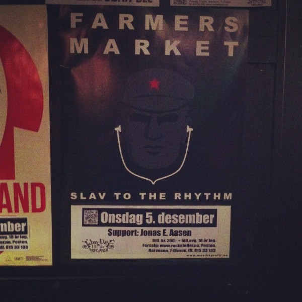 Support til Farmers Marked på John Dee